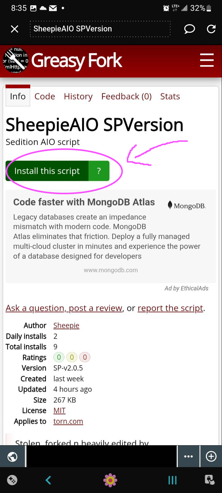PDA Download Placeholder