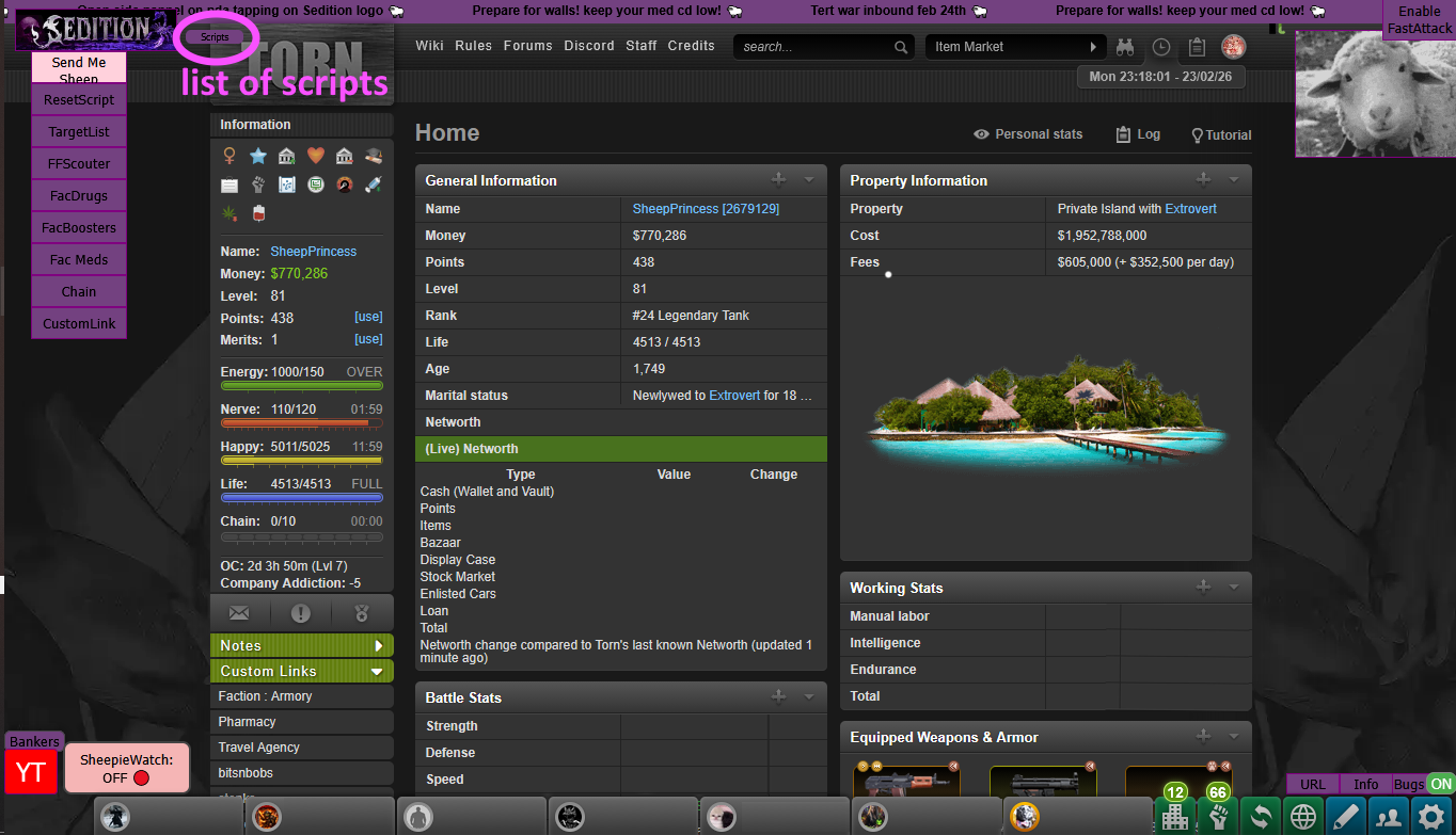 Save Settings Placeholder