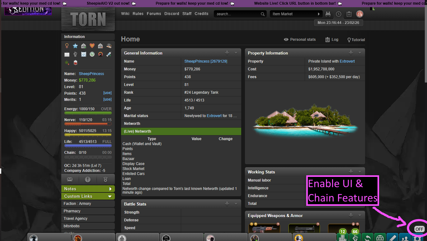 Control Panel Placeholder
